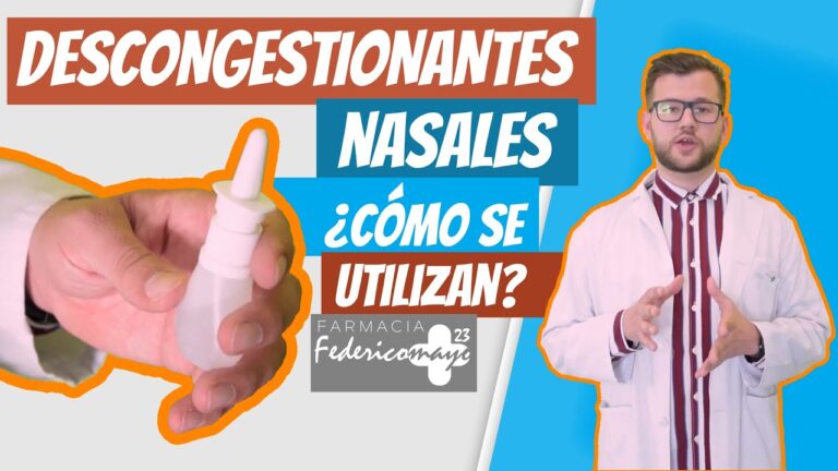 Guía Práctica: Aprende Cómo Utilizar los Descongestivos Nasales Correctamente